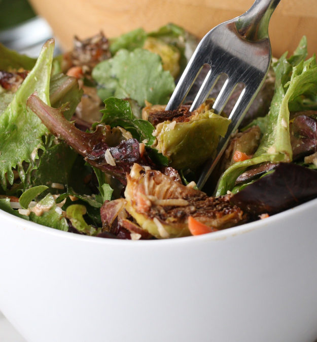 Brussels Sprouts Salad in a Jar