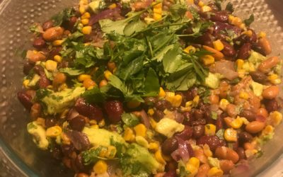 3 Bean Mexican Style Salad