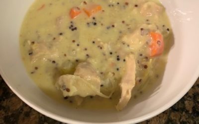 Todd’s Greek Lemon Chicken Quinoa Soup