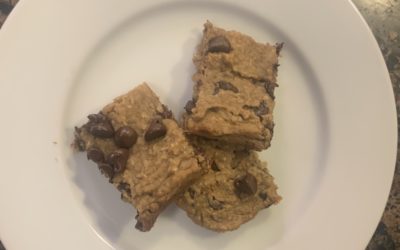 Chickpea, Peanut Butter and Chocolate Chip Blondies