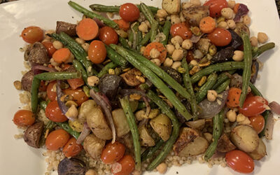 Warm Vegetable Salad with Herbed Couscous