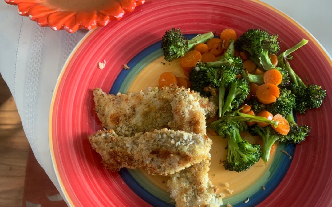 Baked Parmesan Chicken Fingers