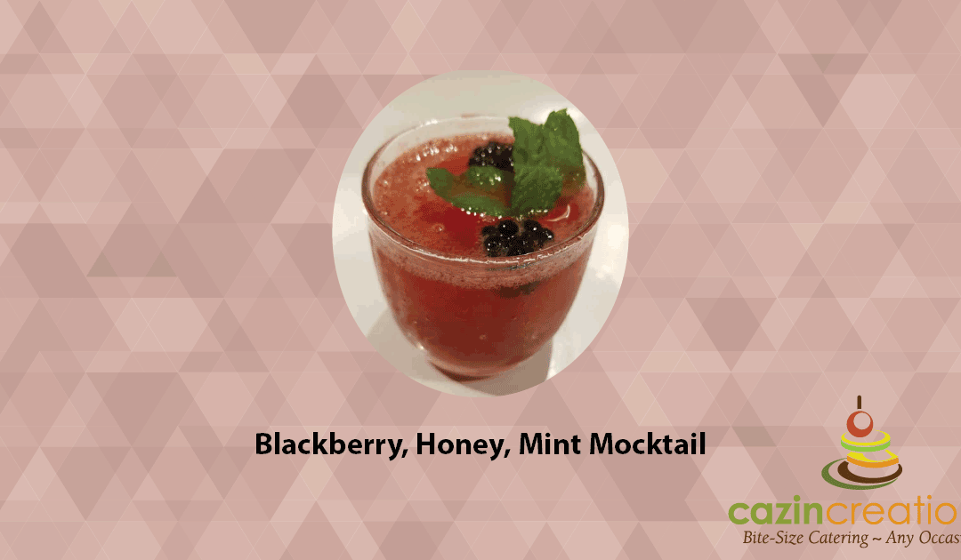 Black Berry, Mint, Honey Mocktail
