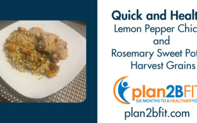 Lemon Pepper Chicken with Rosemary Sweet Potato Couscous